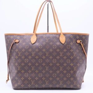 Louis Vuitton Neverfull Monogram Tote GM Brown Canvas